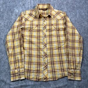 Walls Cowgirl Ranchwear ‎ Womens Multicolor Long Sleeve Pearl Snap Shirt Size M